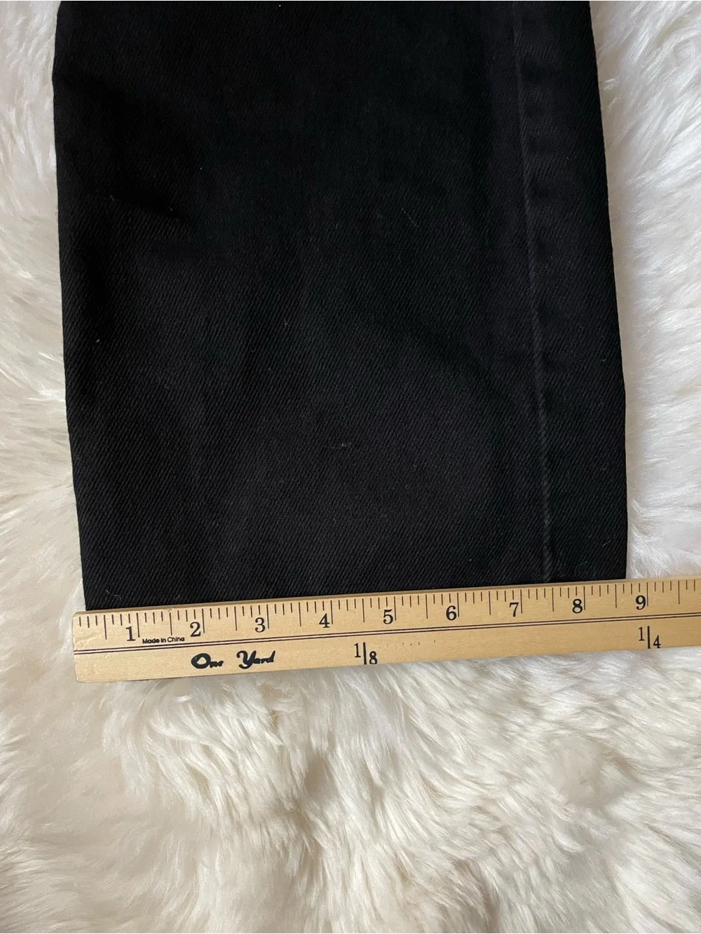Vintage Levi's 517 men's black low rise bootcut jeans